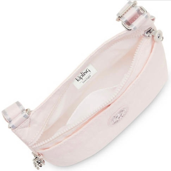 NWT Kipling Emmylou Small Crossbody Bag Orchid Pink 9.75''L x 8.5''H x 2.72”D - Picture 3 of 13